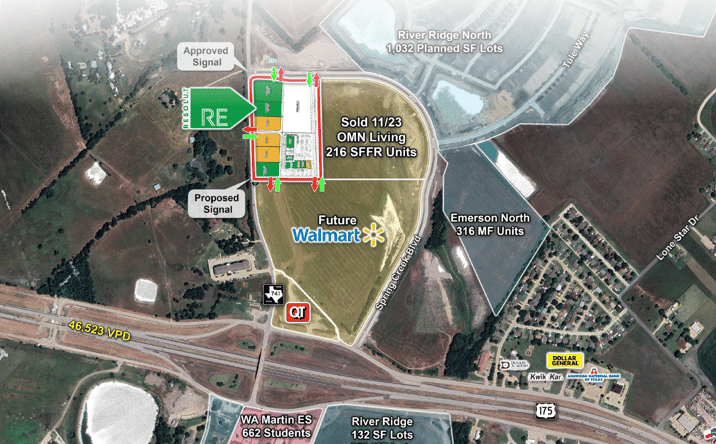 Pictures of Retail, Land property located at SEC of Spring Creek Blvd & FM-741, Crandall, TX 75114 for lease - image #1