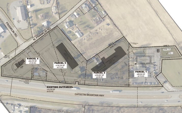 Pictures of Retail, Land property located at 7701 Fitzgerald Rd, Thurmont, MD 21788 for lease - image #1