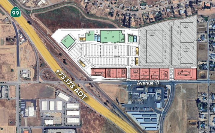 Pictures of Retail, Office, Land property located at Avenue 17, Madera, CA 93638 for lease - image #1
