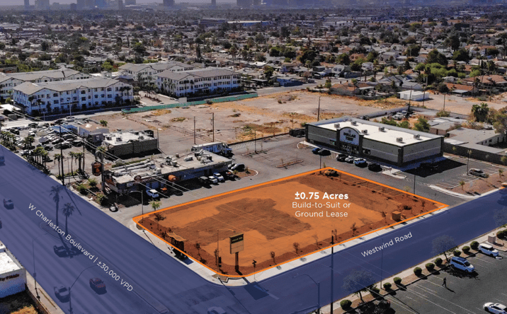 Pictures of Land property located at 5641 W Charleston Blvd, Las Vegas, NV 89146 for lease - image #1