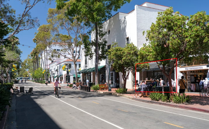 Pictures of Retail, Restaurant property located at 738 State St, Santa Barbara, CA 93101 for lease - image #1