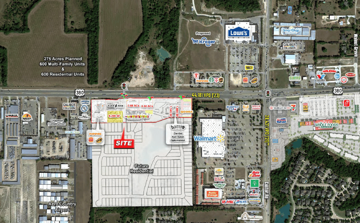 Pictures of Retail property located at SWQ US-380 & Custer Rd, McKinney, TX 75071 for lease - image #1