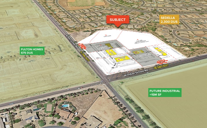 Pictures of Retail, Land property located at NEC Indian School Rd & Perryville Rd, Goodyear, AZ 85340 for lease - image #1