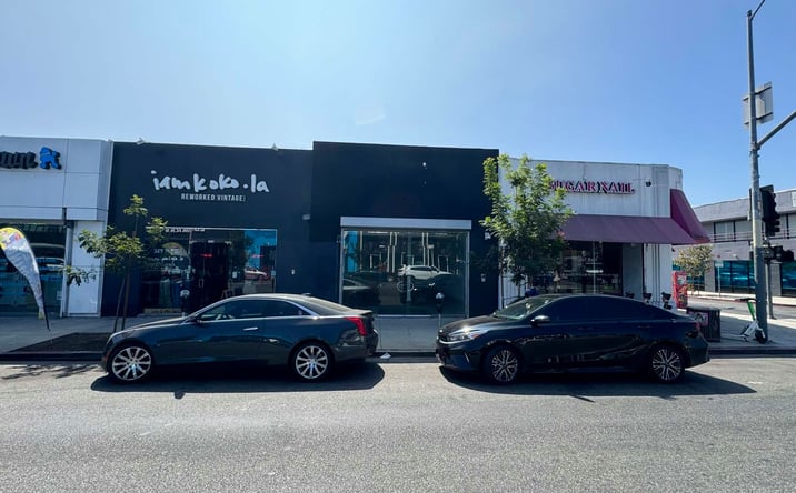 Pictures of Retail property located at 7574 Melrose Ave, Los Angeles, CA 90046 for lease - image #1