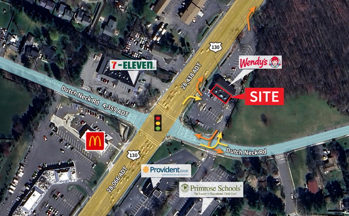 Pictures of Retail property located at 485 US-130, Hightstown, NJ 08520 for lease - image #1