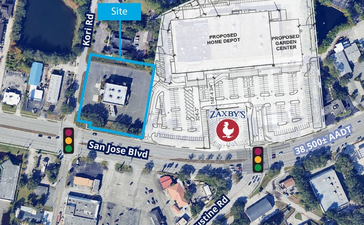 Pictures of Retail, Office, Land property located at 9716 San Jose Blvd, Jacksonville, FL 32257 for lease - image #1