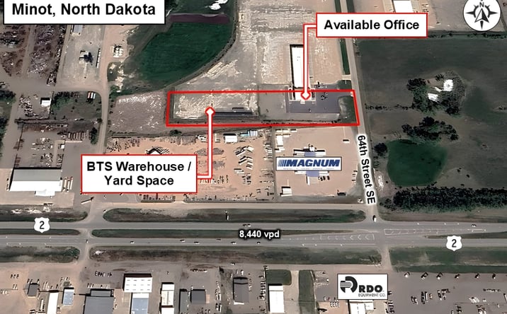Pictures of Industrial property located at 520 64th St SE, Minot, ND 58701 for lease - image #1