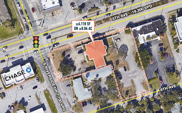 Pictures of Retail, Office property located at 441-445 5th Ave (US-192), Indialantic, FL 32903 for lease - image #1