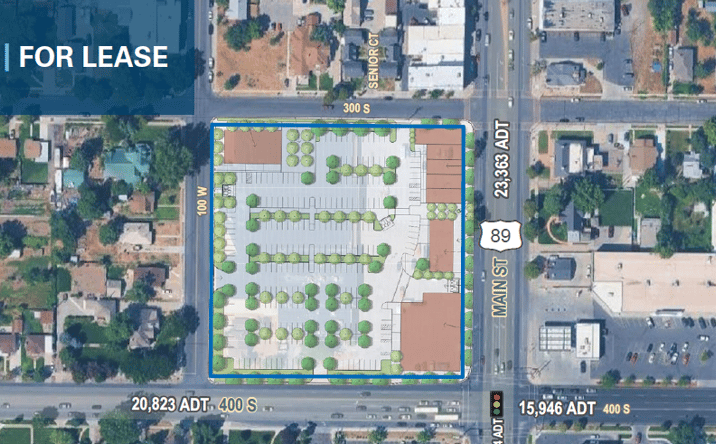 Pictures of Retail, Office, Restaurant property located at 350 S Main St, Springville, UT 84663 for lease - image #1
