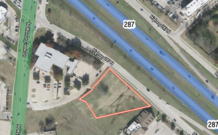 Pictures of Land property located at 851 US 287 Frontage Road, Mansfield, TX 76063 for lease - image #1