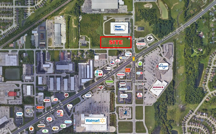 Pictures of Retail, Land property located at 10930 E 59th St, Indianapolis, IN 46236 for lease - image #1