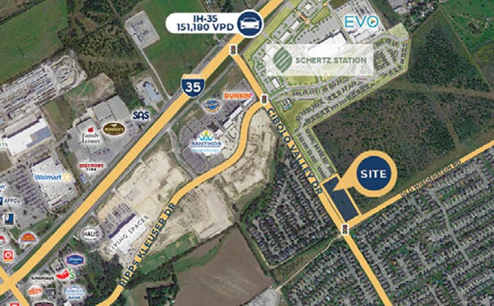 Pictures of Retail property located at 18662 I 35 N Frontage Rd, Schertz, TX 78108 for lease - image #1