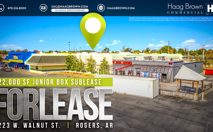 Pictures of Retail property located at 2223 W Walnut St, Rogers, AR 72756 for lease - image #1