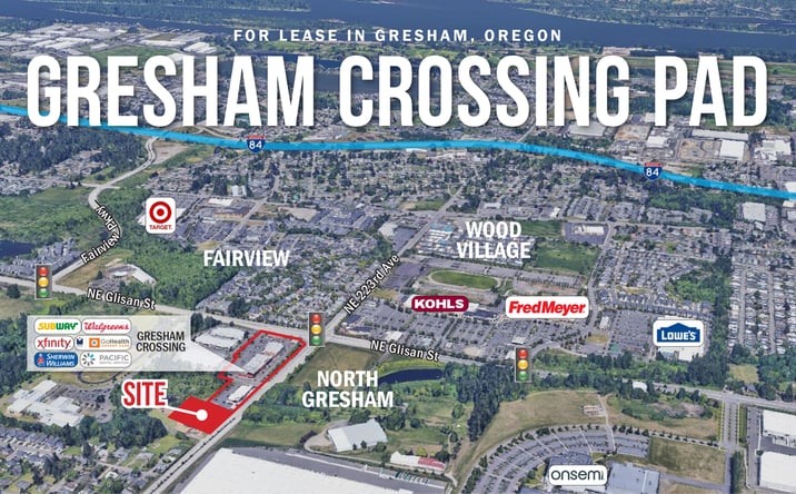 Pictures of Land property located at NE Everett St & 223rd Ave, Gresham, OR 97030 for lease - image #1