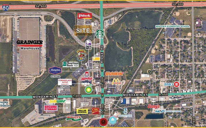 Pictures of Retail property located at Ridge Road and Bob Blair Road, Minooka, IL 60447 for lease - image #1