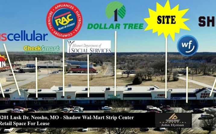 Pictures of Retail property located at 3201 Lusk Dr, Neosho, MO 64850 for lease - image #1