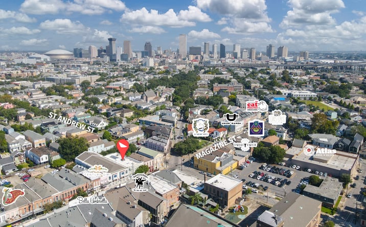 Pictures of Retail, Office property located at 2011 Magazine St, New Orleans, LA 70130 for lease - image #1