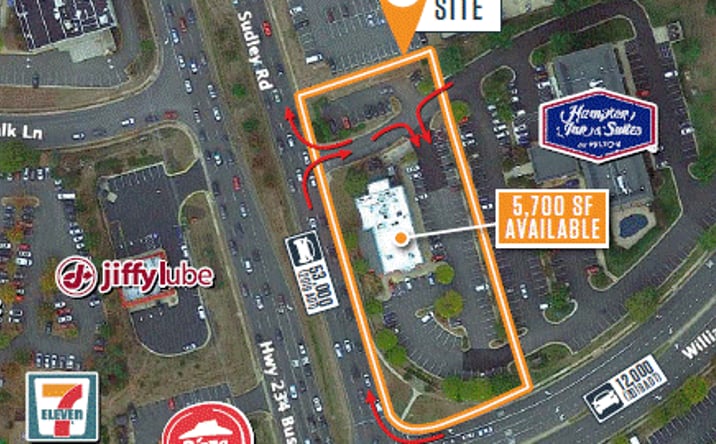 Pictures of Retail property located at 7401 Sudley Rd, Manassas, VA 20109 for lease - image #1