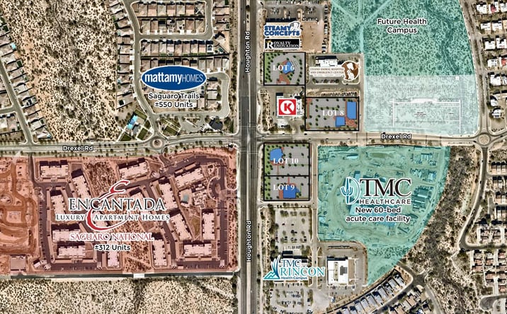 Pictures of Retail, Land property located at Houghton Rd & Drexel Rd (NEC), Tucson, AZ 85747 for lease - image #1