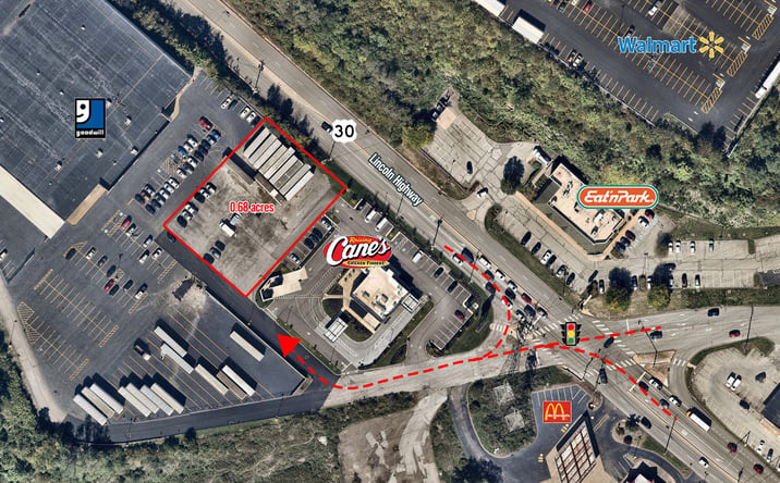 Pictures of Land property located at Lincoln Hwy, North Versailles, PA 15137 for lease - image #1