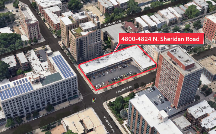 Pictures of Retail property located at 4800-4824 N Sheridan Rd, Chicago, IL 60640 for lease - image #1