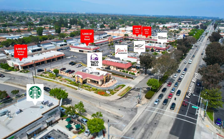 Pictures of Retail, Office property located at 915-989 W Foothill Blvd, Upland, CA 91786 for lease - image #1