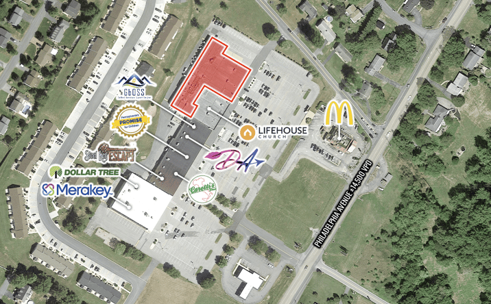 Pictures of Retail property located at 2695 Philadelphia Ave, Chambersburg, PA 17201 for lease - image #1