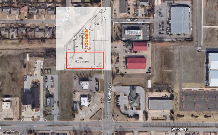 Pictures of Land property located at West 15th and South Kelly Ave, Edmond, OK 73013 for lease - image #1