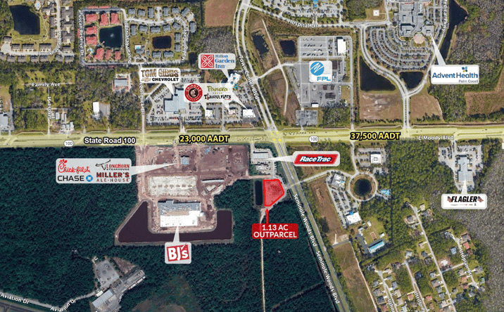 Pictures of Land property located at 4735 Seminole Woods Blvd, Palm Coast, FL 32164 for lease - image #1