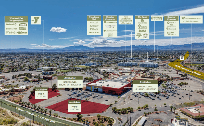 Pictures of Retail, Land property located at 4000 Meadows Ln, Las Vegas, NV 89107 for lease - image #1