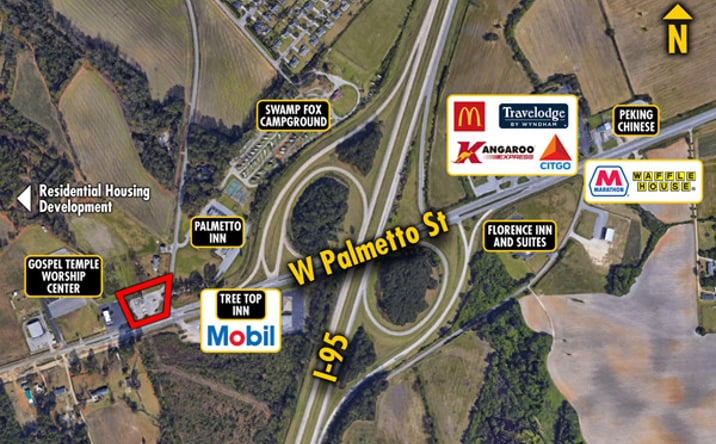 Pictures of Retail, Land property located at 3967 W Palmetto St, Florence, SC 29501 for lease - image #1