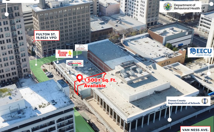 Pictures of Restaurant property located at 2019 Mariposa St, Fresno, CA 93721 for lease - image #1