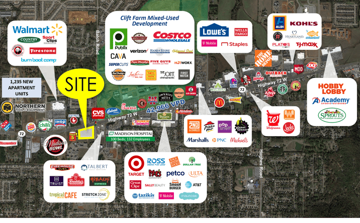 Pictures of Retail, Land property located at 1088 Balch Rd, Madison, AL 35758 for lease - image #1