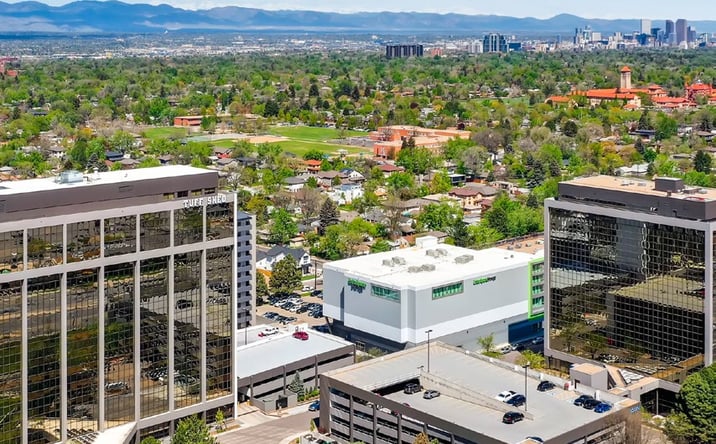 Pictures of Retail property located at 3900 E Mexico Ave, Denver, CO 80210 for lease - image #1