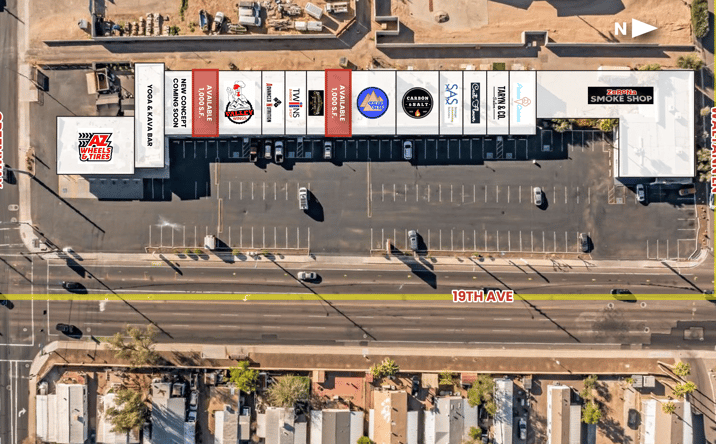 Pictures of Retail, Restaurant property located at 15414 N 19th Ave, Phoenix, AZ 85023 for lease - image #1