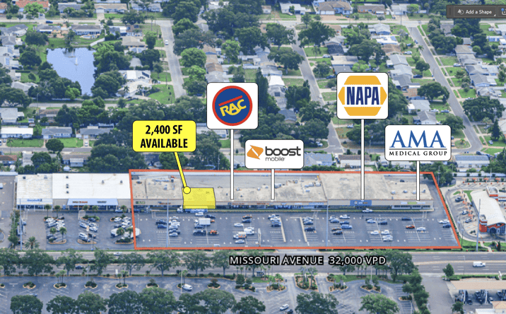 Pictures of Retail property located at 1404 Missouri Ave N, Largo, FL 33770 for lease - image #1