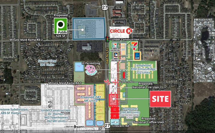 Pictures of Land property located at Minute Maid Ramp Rd & US-27, Davenport, FL 33837 for lease - image #1