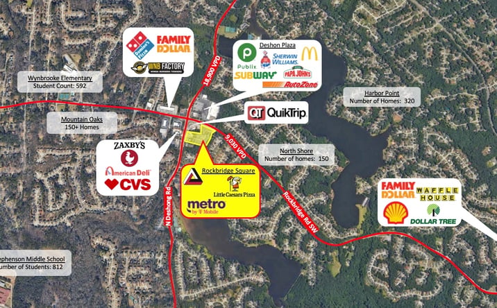 Pictures of Retail property located at 7245 Rockbridge Rd SW, Lithonia, GA 30058 for lease - image #1