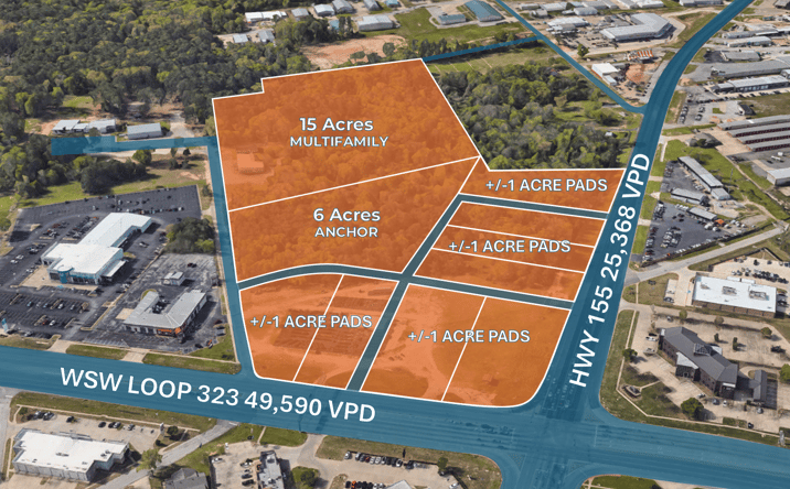 Pictures of Retail, Land, Restaurant property located at 12229 State Hwy 155, Tyler, TX 75703 for lease - image #1