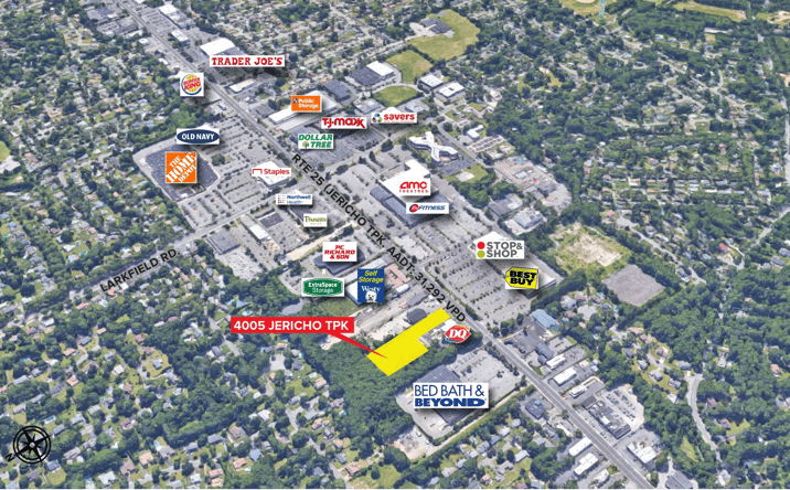 Pictures of Land property located at 4005 Jericho Turnpike, East Northport, NY 11731 for lease - image #1