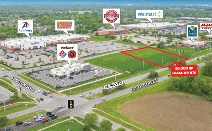 Pictures of Retail, Land property located at 135th & Greenwood, Olathe, KS 66062 for lease - image #1