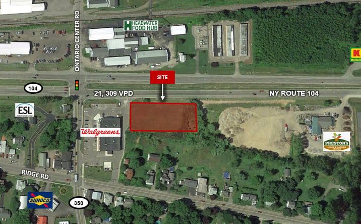 Pictures of Land property located at 1558 NY 104, Ontario, NY 14519 for lease - image #1