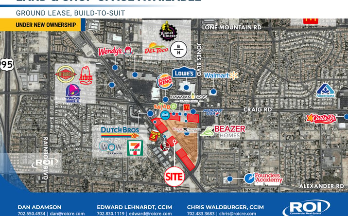 Pictures of Retail, Land, Restaurant property located at Las Vegas, NV, Las Vegas, NV 89130 for lease - image #1