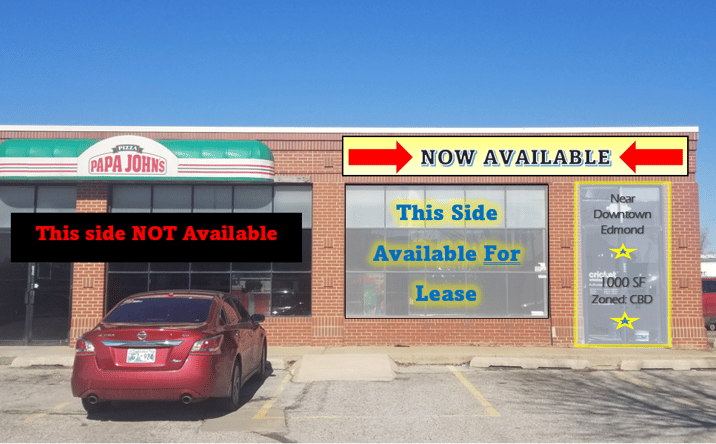 Pictures of Retail property located at 109 E 2nd Street, Edmond, OK 73034 for lease - image #1