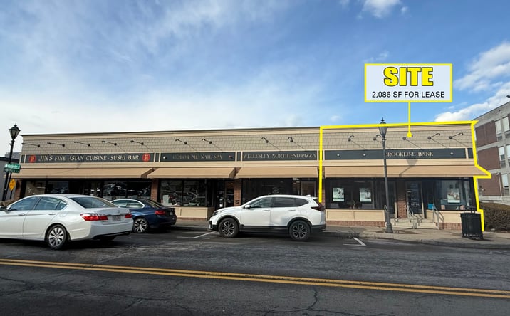 Pictures of Retail property located at 5 Washington St, Wellesley, MA 02481 for lease - image #1