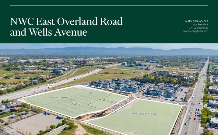Pictures of Retail, Land property located at NWC E Overland Rd & S. Wells Avenue, Meridian, ID 83642 for lease - image #1