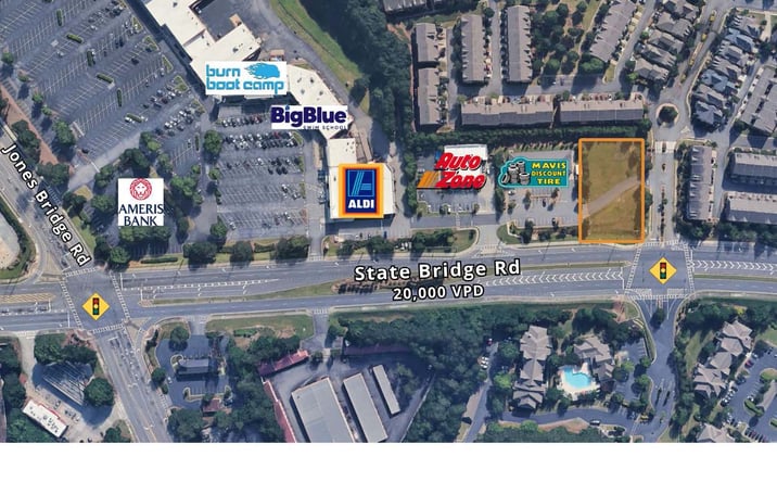 Pictures of Land property located at 10805 State Bridge Road, Johns Creek, GA 30022 for lease - image #1