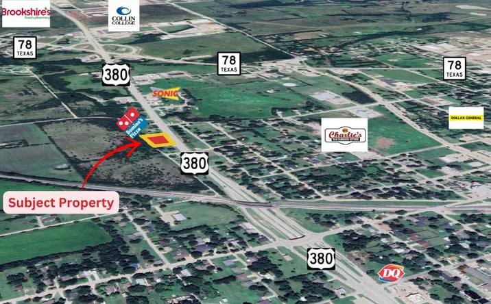 Pictures of Retail, Office, Restaurant property located at 469 W Audie Murphy Pkwy, Farmersville, TX 75442 for lease - image #1