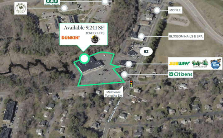 Pictures of Retail property located at 240 Middlesex Turnpike Ext, Burlington, MA 01803 for lease - image #1