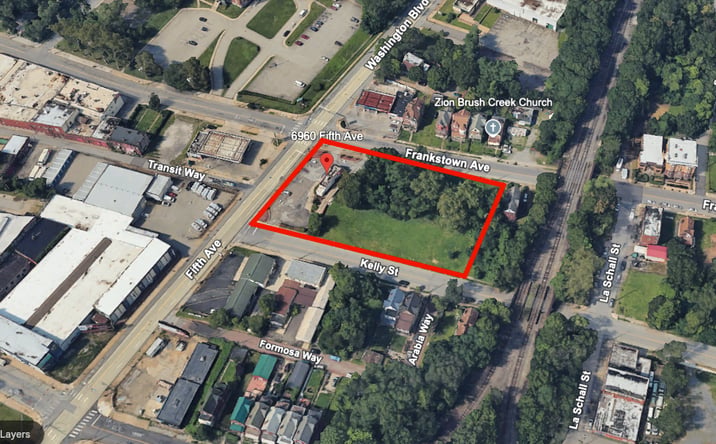 Pictures of Retail, Land, Restaurant property located at 6960 Fifth Ave, Pittsburgh, PA 15208 for lease - image #1